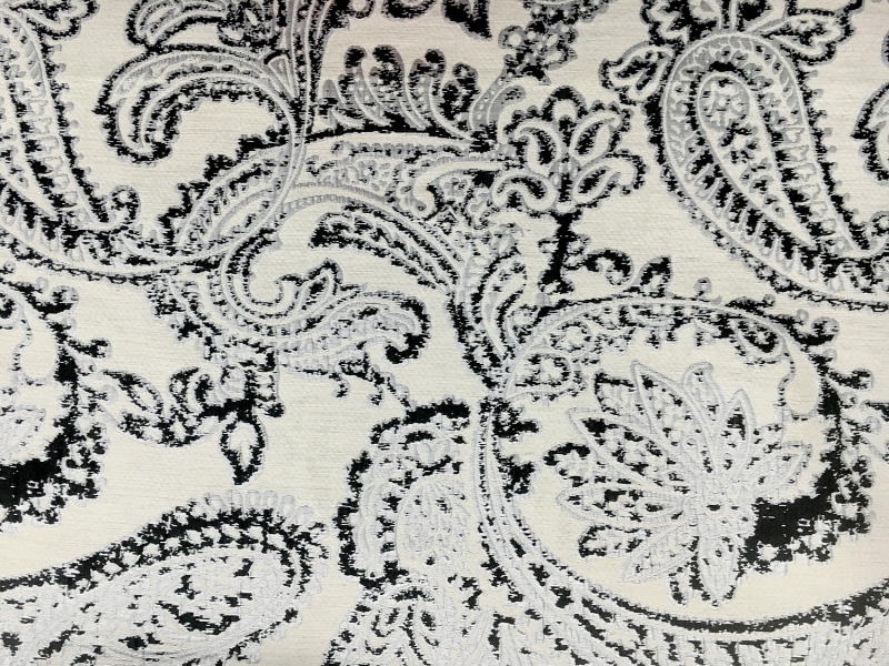 Extra Wide Doubleface Jacquard Large Paisley Pattern | B&J Fabrics